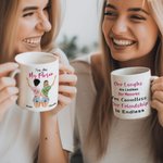 Personalised Our Laughs Are Limitless Our Memories Are Countless White Ceramic Mug Friend Birthday Christmas Gifts for Bestie Friend