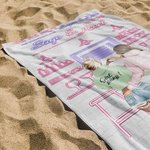 Personalized We're Not Sugar and Spice and Everything Nice Super Soft and Absorbent Beach Towel Gift for BBF Friend Sister