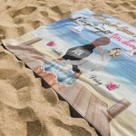 Personalizada Compañeros En El Crimen Recuerda Que Si Nos Atrapan Yo Soy Sordo Y Tu No Hablas Inglés Toalla De Playa Resistente A La Arena Regalo De A 3