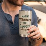 Esposo y Esposa Personalizados Haciendo Recuerdos Juntos Camping 20oz Vaso Regalo de Aniversario Regalo de Cumpleaños para Uso Diario