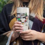 Personlig Låt oss sitta vid lägerelden och dricka tillsammans lyckligt Daglig användning 20oz Tumbler Jubileumspresent Födelsedagspresent för älskare Familj