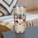 Esposo y Esposa Personalizados Haciendo Recuerdos Juntos Camping 20oz Vaso Regalo de Aniversario Regalo de Cumpleaños para Uso Diario
