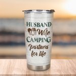 Vaso de 20oz Personalizado Pareja Camping Juntos Gran Regalo de Cumpleaños Regalo de Aniversario para Pareja de Enamorados
