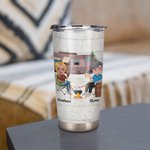 Vaso de 20oz Personalizado Pareja Camping Juntos Gran Regalo de Cumpleaños Regalo de Aniversario para Pareja de Enamorados