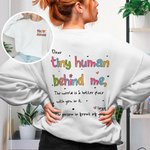 Sweatshirt enseignant personnalisé T-shirt enseignant avec nom Cadeau d'inspiration pour enseignant Cadeau de rentrée pour enseignant Cadeau d'appréci