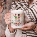 Personlig Soul Sisters Ikke søster av blod, men søstre av hjerte Hvit keramisk krus Venn bursdag julegaver til bestie kontor og hjemmeinnredning