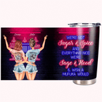 Vaso personalizado We're Sage And Hood Wish A Mufuka Would 20oz Cumpleaños Bestie Regalo para bebidas frías y calientes