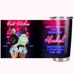 Vaso de 20oz Personalizado Here's To Another Year Of Bonding Over Alcohol Mejor Amistad Regalo para el mejor amigo para bebidas frías y calientes