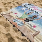 Personalizada Niñas Viaje de Verano Deseo Una Mufuka Piscina Ducha Camping Playa Toalla Besties Regalo Suave Secado Rápido Esenciales de Viaje