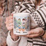 Taza de Cerámica Personalizada Partners in Crime If We Get Caught I'm Deaf You Don't Speak English Taza de Cerámica Blanca Regalo de Cumpleaños para B