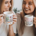 Taza de Cerámica Personalizada Partners in Crime If We Get Caught I'm Deaf You Don't Speak English Taza de Cerámica Blanca Regalo de Cumpleaños para B