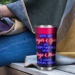 Vaso personalizado We're Sage And Hood Wish A Mufuka Would 20oz Cumpleaños Bestie Regalo para bebidas frías y calientes