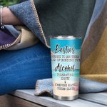 Personalizado Besties Viaje Playa Vacaciones Alcohol Bebida Fiesta 20oz Vaso Cumpleaños Regalo A Mi Amigo 3