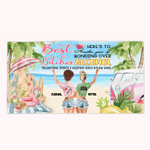 Personalizada Best Bitches Here Is To Another Year Of Bonding Over Alcohol Toalla de Playa Toalla de Piscina Secado Rápido Suave y Absorbente Regalo d 1