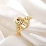 Personalised Engraved Family Birth Flower Bouquet Sterling Silver Ring Adorned with Zircon Birthday Mother's Day for Women