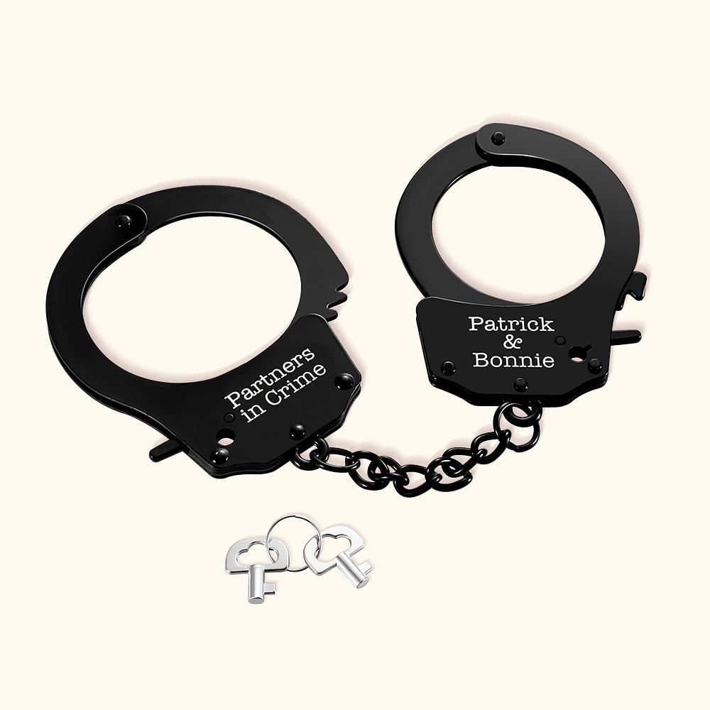 Personalised Double-Lock Sex Handcuffs with Photo or Text  for Men Couple Erotic Accessories Valentine's Day Christmas Anniversary Gift