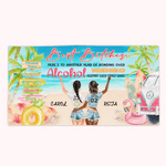 Toalla de playa personalizada Tolerating Idiots And Keeping Each Other Sane Hippie Bus Girls Trip Perfecta para uso diario Regalo de amistad Regalo de