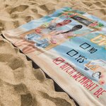 Toalla de Playa Personalizada Fashion Girl Are We Drunk Toalla de Playa Soul Suave Resistente a la Arena Regalo de Hermana Regalo de Amistad Fácil de  3