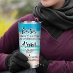 Personalizado Besties Viaje Playa Vacaciones Alcohol Bebida Fiesta 20oz Vaso Cumpleaños Regalo A Mi Amigo 5
