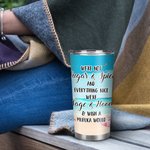 Vaso de 20oz Personalizado Cool Bestie Declaration Of Friendship We're Not Sugar And Spice Best Friend Gift 3