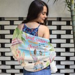 Toalla de playa personalizada Summer Tours Soul Sisters Not Sisters By Blood But Sisters By Heart Soft And Absorbent Best Friends Gift 4