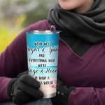 Vaso de 20oz Personalizado Cool Bestie Declaration Of Friendship We're Not Sugar And Spice Best Friend Gift 5
