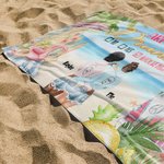 Viaje de verano personalizado Are We Drunk Toalla de playa Suave y absorbente Toalla de baño de verano para regalo de cumpleaños Regalo para hermanas del alma