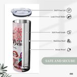 Personnalisé à mes amies I Love You Love Tree Straight Skinny Tumbler Cadeau pour Amies
