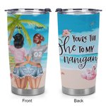 Vaso Personalizado To My Bestie You Are The "She" To My Nanigans 20oz Vaso Regalo Bestie para Bebidas Calientes y Frias 6