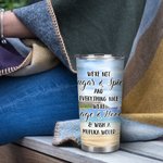 Personalisierte Wir sind nicht Zucker und Gewürz alles schön Sommerurlaub 20oz Becher Geschenk für beste Freundin für heiße und kalte Getränke