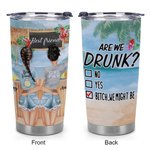 Personlig Bestie Är Vi Fulla Bästa Vännen Dricker Pratar Reser Tillsammans 20oz Tumbler Vän Party Karneval Present för varma och kalla drycker