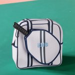Sac de Pickleball en Néoprène Rayé Personnalisé avec Nom Brodé Cadeau Anniversaire Noël pour Amateurs de Pickleball