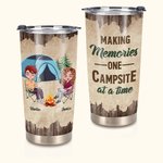 Personalizado Pareja Haciendo Recuerdos Juntos Camping Fuera 20oz Vaso Regalo de Aniversario Regalo de Cumpleaños para Pareja Marido y Mujer