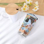 Vaso personalizado Seaside Vacation Travel With My Sister By Heart 20oz Vaso regalo para amigo uso diario 4