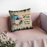 Personalizado Marido y Mujer Camping Socios para la Vida Funda de Almohada Regalo para Camping Pareja Dormitorio Decoración