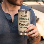 Personalizado Pareja Haciendo Recuerdos Juntos Camping Fuera 20oz Vaso Regalo de Aniversario Regalo de Cumpleaños para Pareja Marido y Mujer