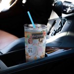 Henkilökohtainen rantabaari Travel Emme ole sokeria ja maustetta Cool Bestie lainaus 20oz Tumbler syntymäpäivälahja Päivittäinen käyttö