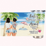 Vaso Personalizado Bestie Beber Juntos Verano Playa Picnic Vacaciones 20oz Vaso Bestie Regalo para Bebidas Calientes y Frías 1