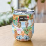 Vaso de Vino Personalizado We Are Sage And Hood And Wish A Mufuka Would Soul Sister Gift Apto para Líquidos Fríos y Calientes 2