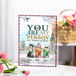 Spersonalizowana tablica akrylowa You Are My Person You'll Always be My Person - dekoracja do domu dla najlepszych przyjaciół