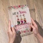 Personalized Life is Better with Besties Acrylic Plaque Friendship Home Decor for Best Friends