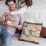 Gepersonaliseerde Life Is Better When You're Camping Kussenhoes Verjaardag Verjaardagscadeau voor Camping Koppel Home Decoratie