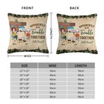 Personalizado Aparentemente Somos Problemas Juntos Quién Lo Sabía Funda de Almohada Regalo de Cumpleaños para Camping Pareja Decoración del Hogar