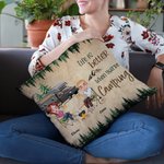Gepersonaliseerde Life Is Better When You're Camping Kussenhoes Verjaardag Verjaardagscadeau voor Camping Couple Lover Sofa Decor