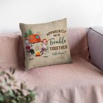 Personalizado Aparentemente Tenemos Problemas Juntos Quién lo Sabía Funda de Almohada Regalo de Cumpleaños Aniversario para Camping Pareja Decoración del Hogar