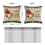 Personalized Apparently We Are Trouble Together Who Knew Throw Pillow Cover Camping Gift for Couple Home Decoration