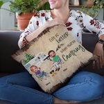 Gepersonaliseerde Life Is Better When You're Camping Kussenhoes Verjaardag Verjaardagscadeau voor Camping Koppel Home Decoratie