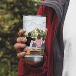 Personalized Family Dog Let's Sleep Under The Stars Camping Quotes 20oz Tumbler Vacation Birthday Anniversary Gift for Family Friends Pet Lovers