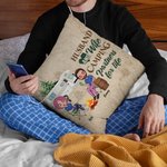 Funda de Almohada Personalizada Marido y Mujer Compañeros de Camping de por Vida Regalo para Pareja de Camping Decoración del Salón