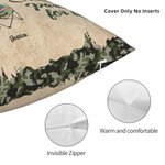 Funda de cojín personalizada para marido y mujer que acampan juntos por toda la vida Regalo de cumpleaños para parejas que acampan Decoración del hogar